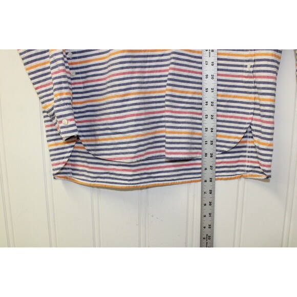 J. McLAUGHLIN‎ Women’s Multi Striped Fallon Cotton Tunic Preppy Size XS - Picture 6 of 7